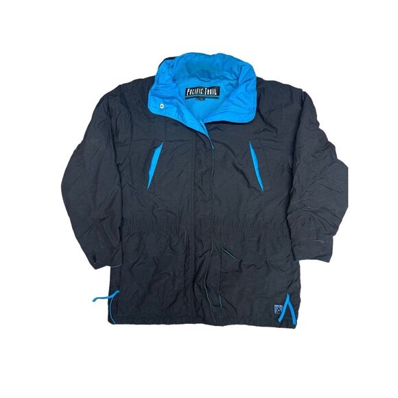 Vintage Pacific Trail Unisex Winter Rain Snow Zip Up Hooded Jacket | Size XS - Picture 3 of 10